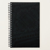 承諾 | ダークジオメトリックテクスチャ プランナー手帳 (正面)