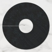 承諾 | ダークジオメトリックテクスチャ ワイングラスタグ (正面)