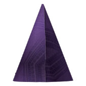 承諾 | バイオレット折衷性ボホ模様 パーティーハット (裏面)