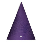 承諾 | バイオレット折衷性ボホ模様 パーティーハット (左)