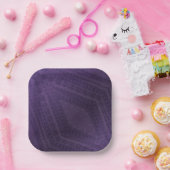 承諾 | バイオレット折衷性ボホ模様 ペーパープレート (パーティー)