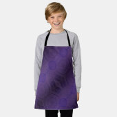 承諾 | バイオレット瞑想メダリオン エプロン (着用した状態)