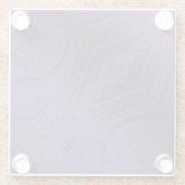 承諾 | バイオレット瞑想メダリオン ガラスコースター (裏面)