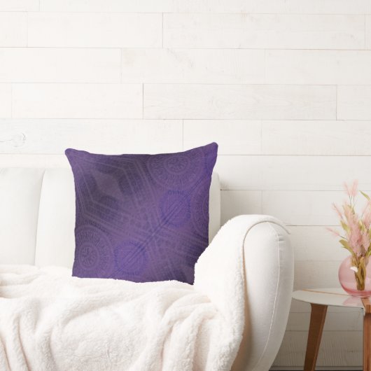 承諾 | バイオレット瞑想メダリオン クッション (ソファ)