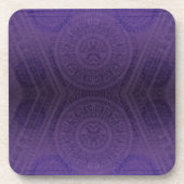 承諾 | バイオレット瞑想メダリオン コースター (正面)