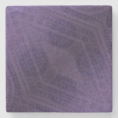 承諾 | バイオレット瞑想メダリオン ストーンコースター (正面)