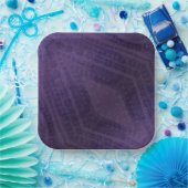 承諾 | バイオレット瞑想メダリオン ペーパープレート (パーティー)