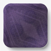 承諾 | バイオレット瞑想メダリオン ペーパープレート (正面)