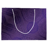 承諾 | バイオレット瞑想メダリオン ラージペーパーバッグ (裏面)