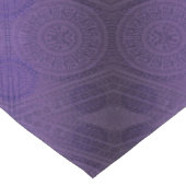 承諾 | バイオレット瞑想メダリオン ロングテーブルランナー (コーナー)