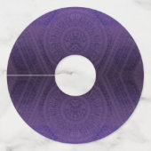 承諾 | バイオレット瞑想メダリオン ワイングラスタグ (裏面)