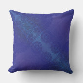 承諾 | ブルーインディゴバイオレットボホメダリオン クッション (正面)