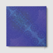 承諾 | ブルーインディゴバイオレットボホメダリオン ゲストブック (裏面)