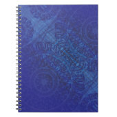 承諾 | ブルーインディゴバイオレットボホメダリオン ノートブック (正面)