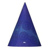 承諾 | ブルーインディゴバイオレットボホメダリオン パーティーハット (左)