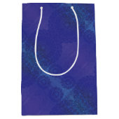 承諾 | ブルーインディゴバイオレットボホメダリオン ミディアムペーパーバッグ (正面)