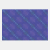 承諾 | ブルーインディゴバイオレットボホメダリオン ラッピングペーパーシート (正面3)