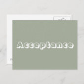 承諾 ポストカード (正面/裏面)