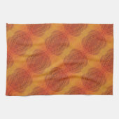 承諾 | レッドオレンジイエローボホメダリオン キッチンタオル (横)