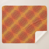 承諾 | レッドオレンジイエローボホメダリオン シェルパブランケット (正面(横))