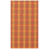 承諾 | レッドオレンジイエローボホメダリオン テーブルクロス (正面)