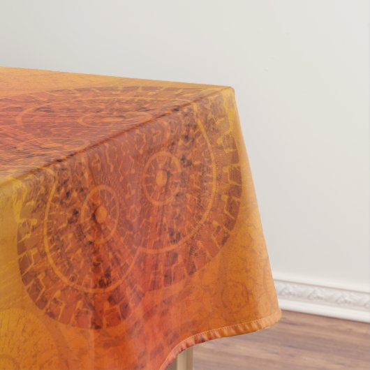 承諾 | レッドオレンジイエローボホメダリオン テーブルクロス (インサイチュ)