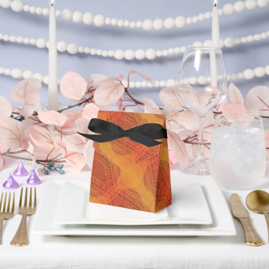 承諾 | レッドオレンジイエローボホメダリオン フェイバーボックス (ウェディング)