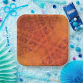 承諾 | レッドオレンジイエローボホメダリオン ペーパープレート (パーティー)