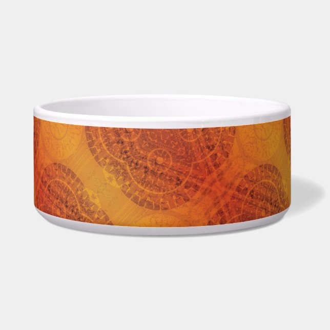 承諾 | レッドオレンジイエローボホメダリオン ボウル (正面)