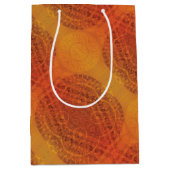 承諾 | レッドオレンジイエローボホメダリオン ミディアムペーパーバッグ (正面)