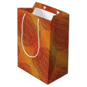 承諾 | レッドオレンジイエローボホメダリオン ミディアムペーパーバッグ (裏面アングル)