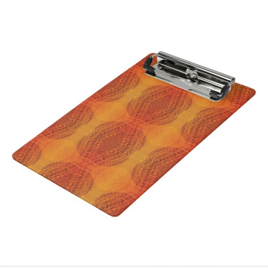 承諾 | レッドオレンジイエローボホメダリオン ミニクリップボード (アングル3)