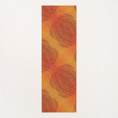 承諾 | レッドオレンジイエローボホメダリオン ヨガマット (正面)