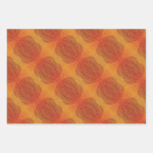 承諾 | レッドオレンジイエローボホメダリオン ラッピングペーパーシート (正面3)