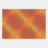 承諾 | レッドオレンジイエローボホメダリオン ラッピングペーパーシート (正面2)