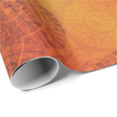 承諾 | レッドオレンジイエローボホメダリオン ラッピングペーパー (ロールコーナー)