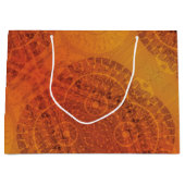 承諾 | レッドオレンジイエローボホメダリオン ラージペーパーバッグ (正面)