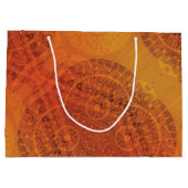 承諾 | レッドオレンジイエローボホメダリオン ラージペーパーバッグ (裏面)