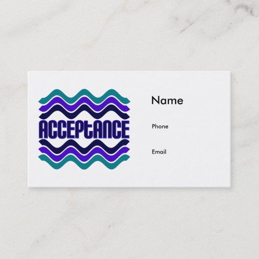 承諾 名刺 (正面)