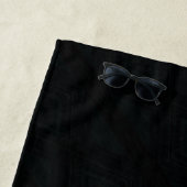 承諾 | 暗い抽象芸術テクスチャ ビーチタオル (インサイチュ)