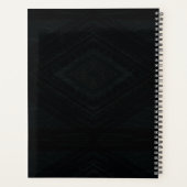 承諾 | 暗い抽象芸術テクスチャ プランナー手帳 (裏面)