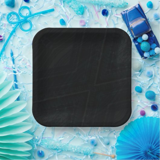 承諾 | 暗い抽象芸術テクスチャ ペーパープレート (パーティー)