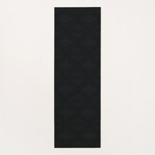 承諾 | 暗い抽象芸術テクスチャ ヨガマット (裏面)