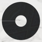 承諾 | 暗い抽象芸術テクスチャ ワイングラスタグ (正面)