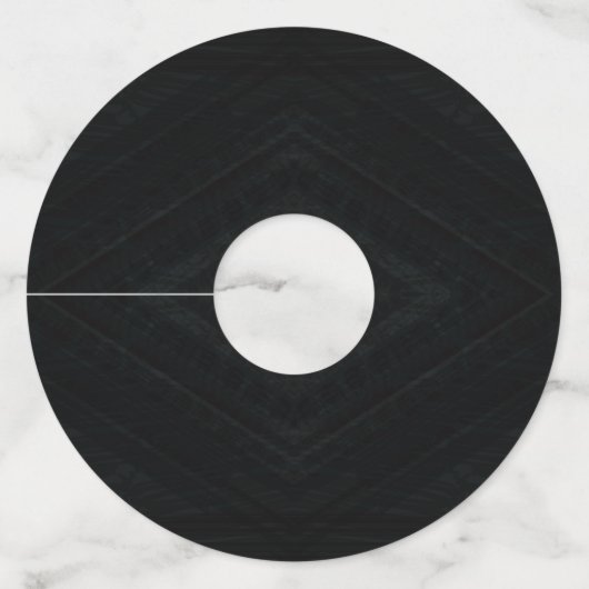 承諾 | 暗い抽象芸術テクスチャ ワイングラスタグ (裏面)