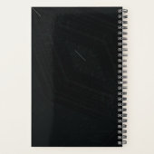 承諾 | 濃いゴシック様式のテクスチャ プランナー手帳 (裏面)
