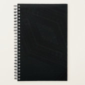 承諾 | 濃いゴシック様式のテクスチャ プランナー手帳 (正面)