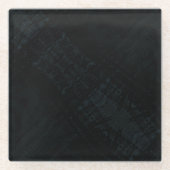 承諾 | 濃い絞り ガラスコースター (正面)