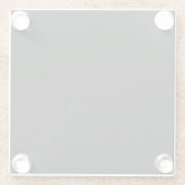 承諾 | 濃い絞り ガラスコースター (裏面)