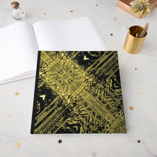 承諾 | 濃い絞り ゲストブック (正面見開き)